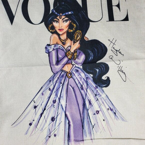 Jasmine Princess Accent Pillowcase Aladdin Throw Pillow Cushion Cover Home Decor - Picture 6 of 13